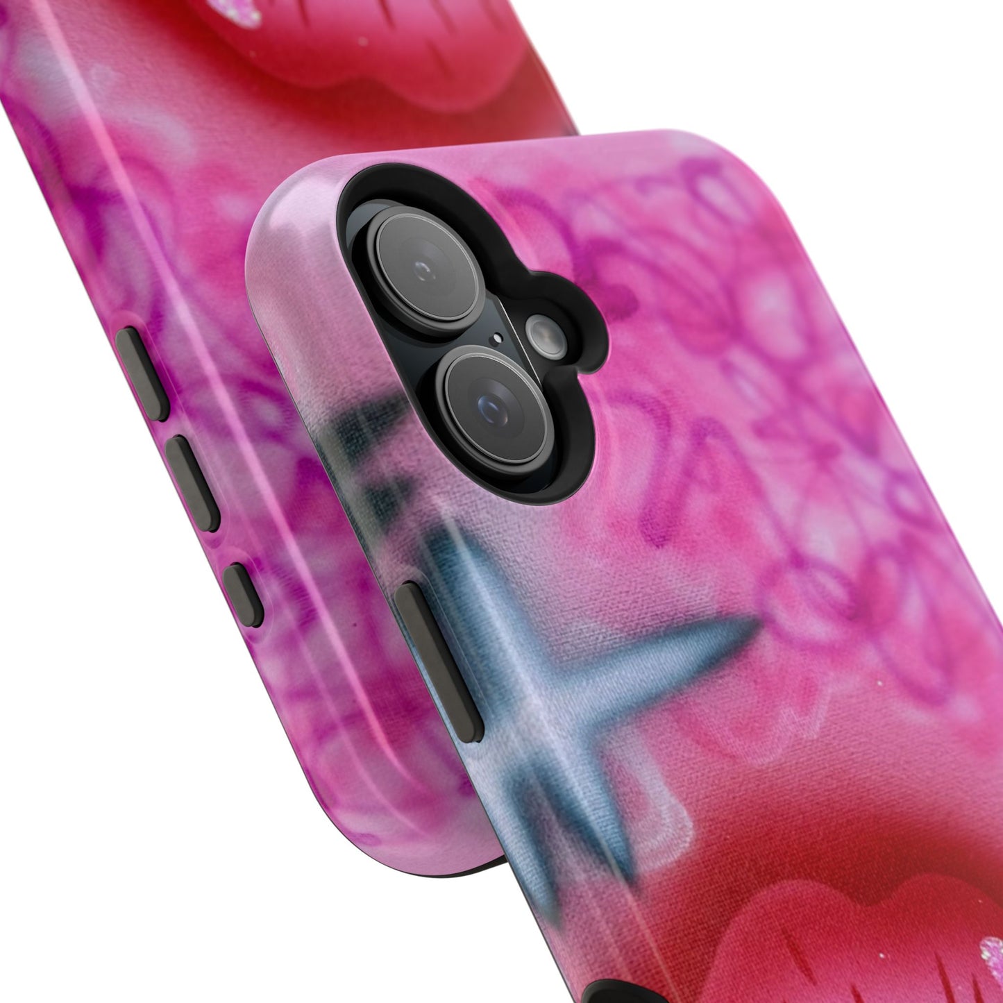 MagSafe limited edition "glitter aura" airbrush iPhone case