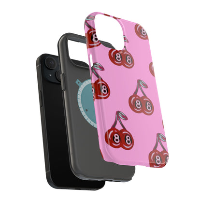 MagSafe "cami cherry pink" Airbrush iPhone Hülle