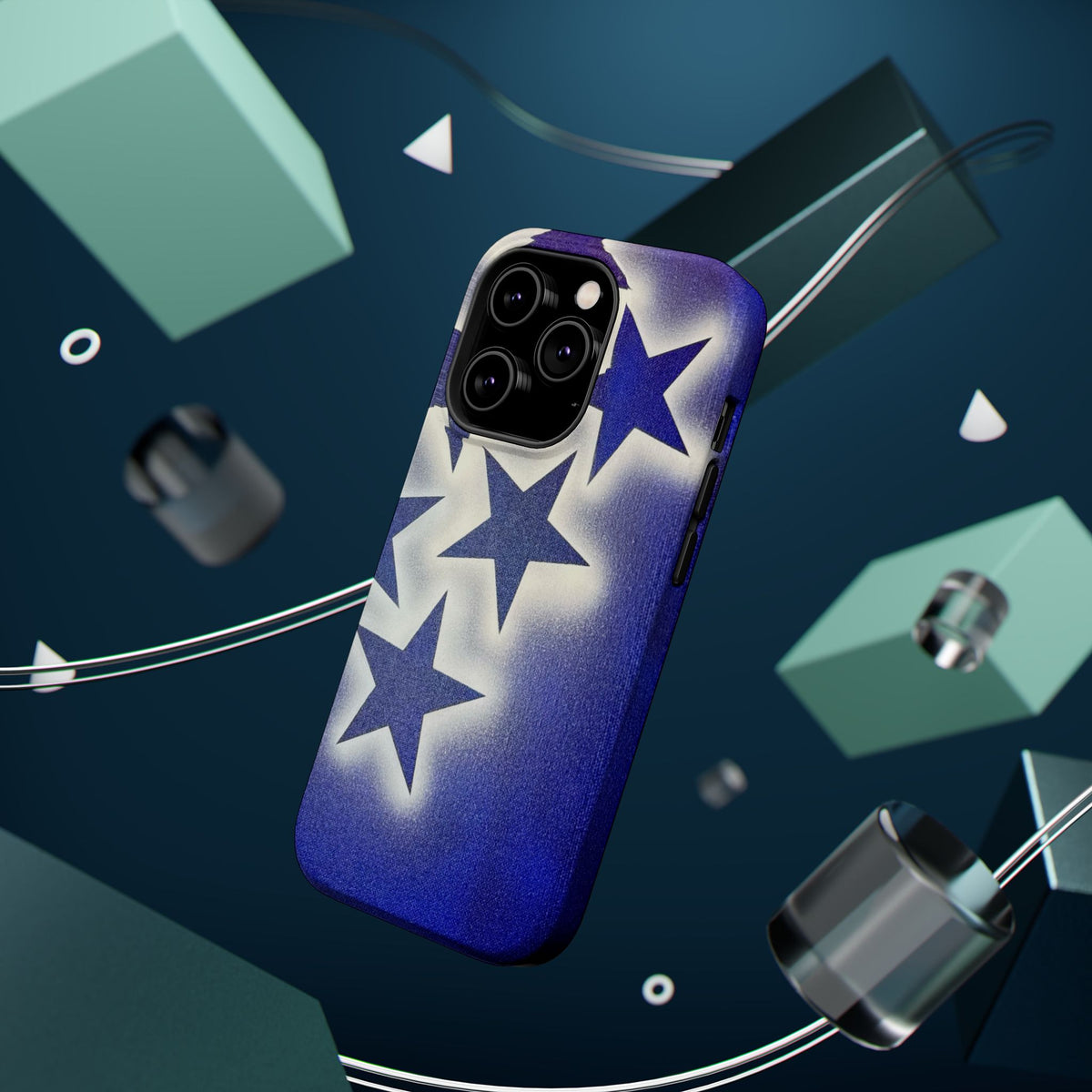 MagSafe Airbrush iPhone-Hülle "frosted galaxy"