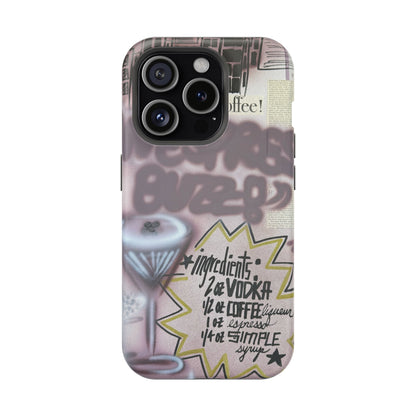 MagSafe "espresso martini" airbrush iPhone case