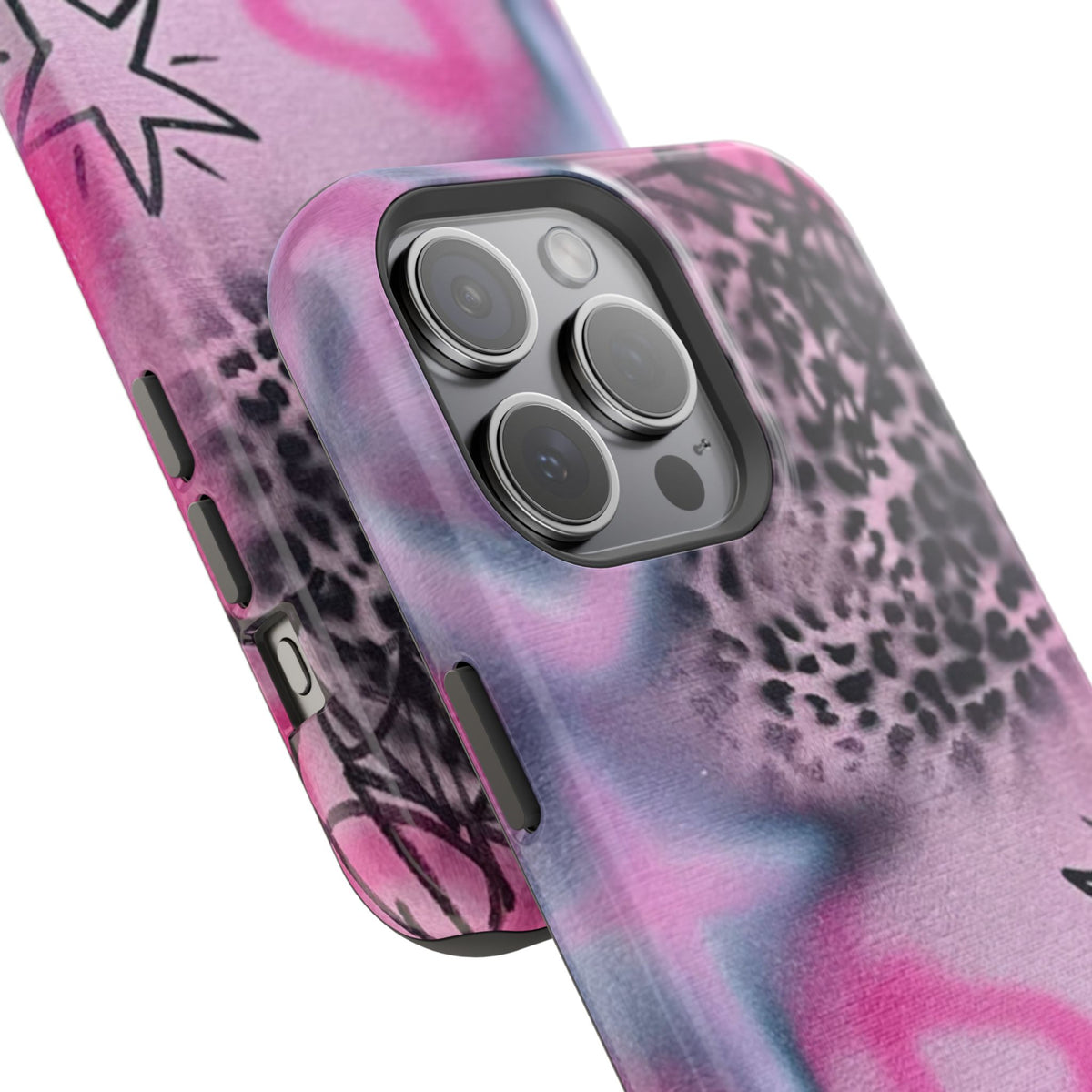 MagSafe "onyx cheetah" Airbrush iPhone Hülle