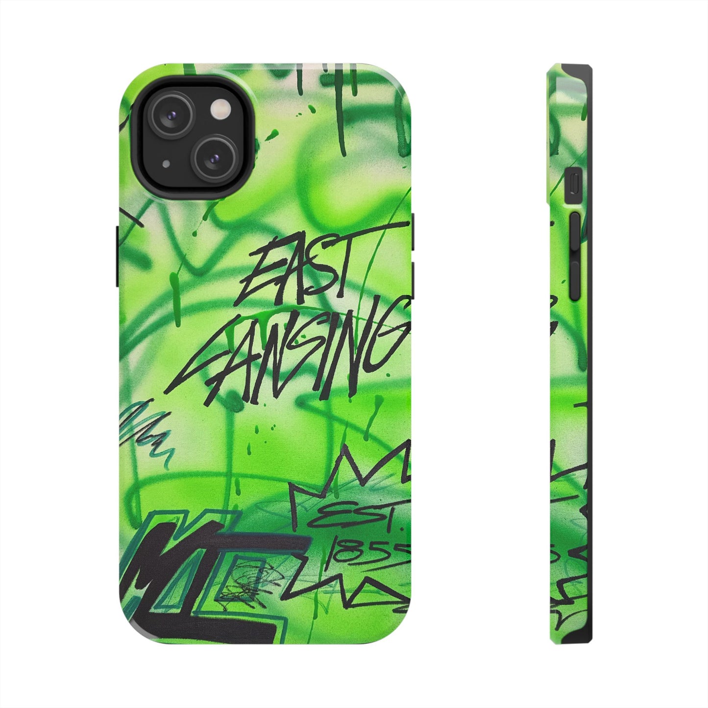 "east lansing, mi" airbrush iPhone case
