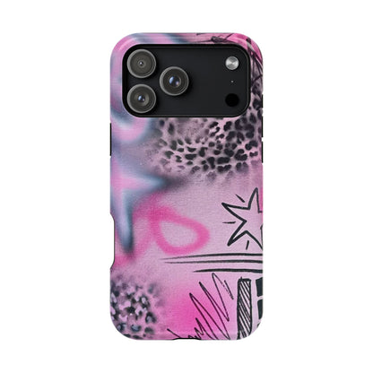 MagSafe "onyx cheetah" Airbrush iPhone Hülle