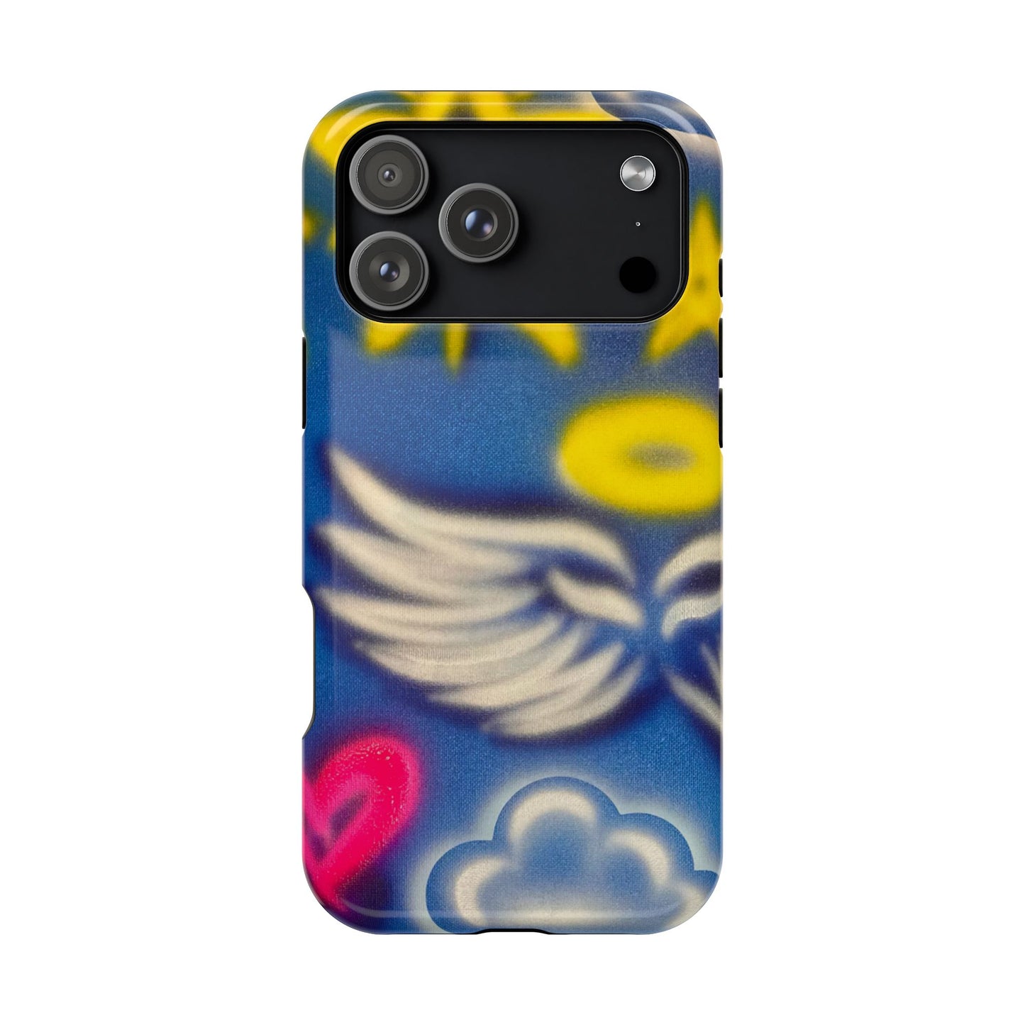 MagSafe "celestial halo" airbrush iPhone case