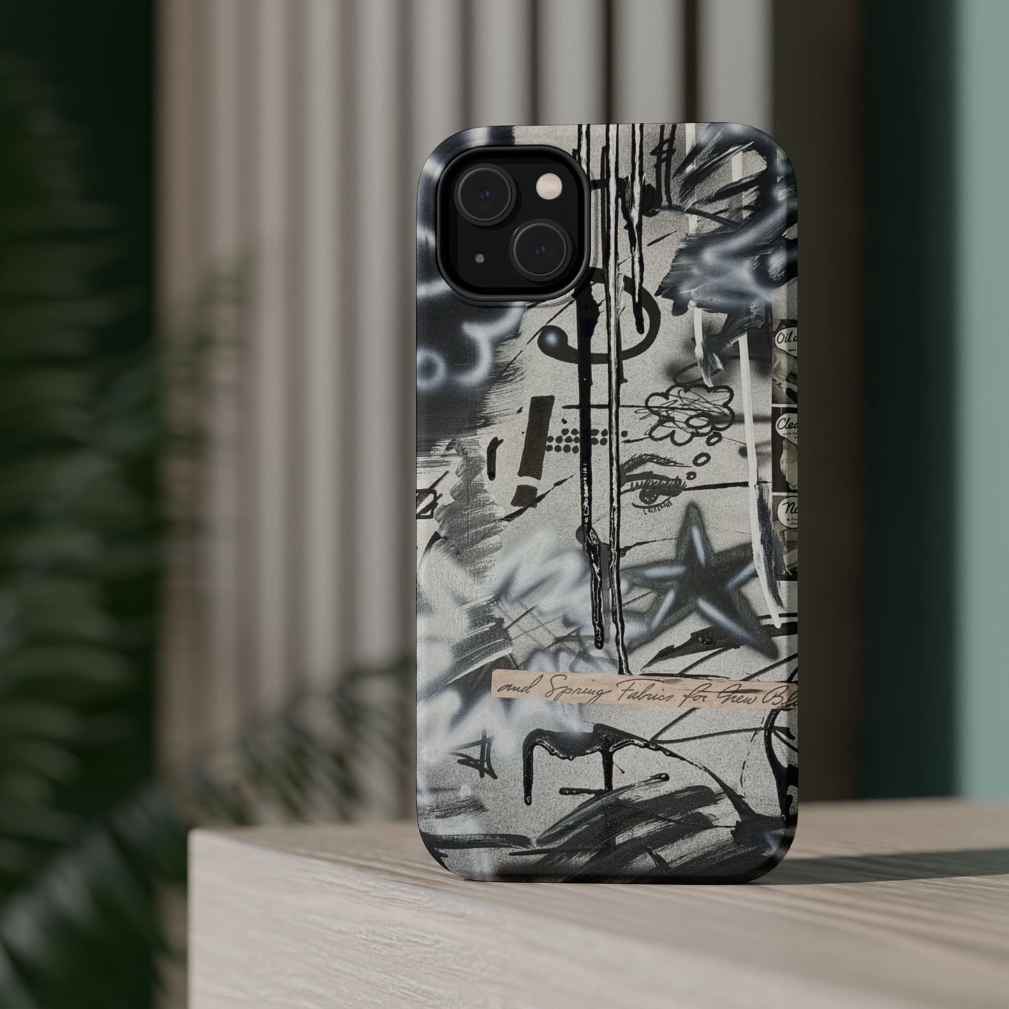 MagSafe "monochrome mood" airbrush iPhone case