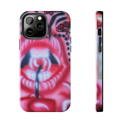 "be happy go lucky" airbrush iPhone case