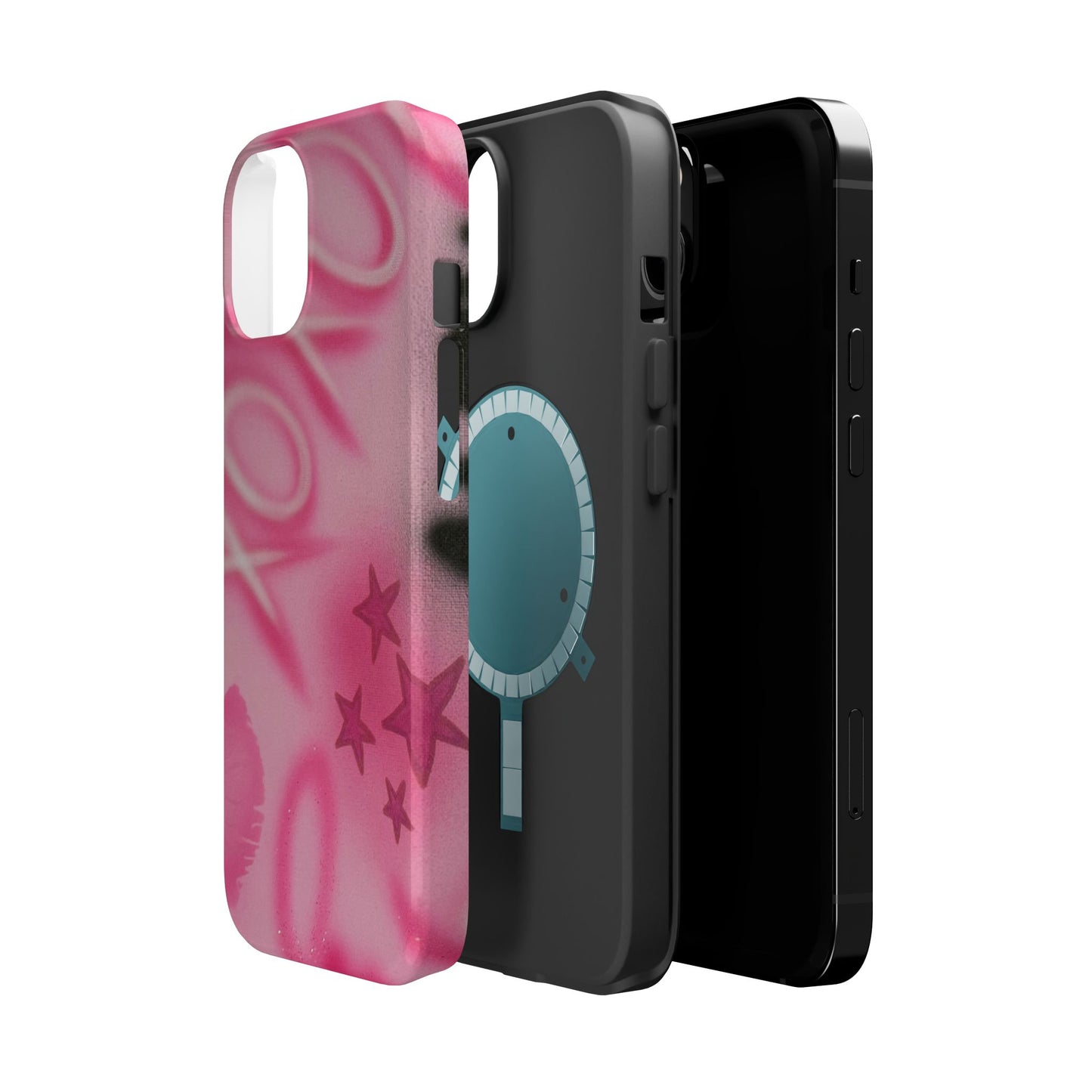 MagSafe "perfectly pink" airbrush iPhone case