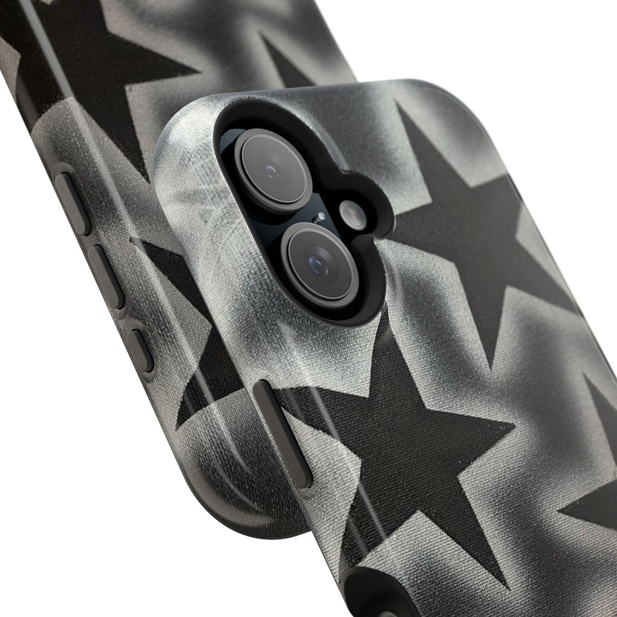 MagSafe "chrome stars" airbrush iPhone case