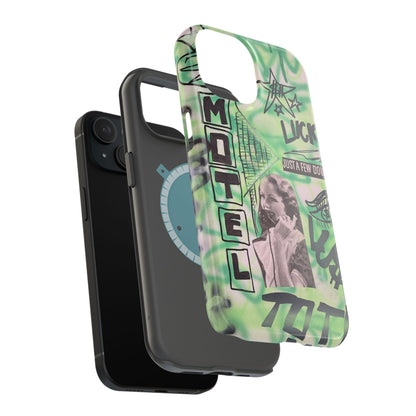 MagSafe "lust over luck" airbrush iPhone case