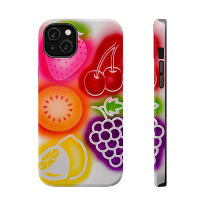 MagSafe "Beeren-süß" Airbrush iPhone-Hülle