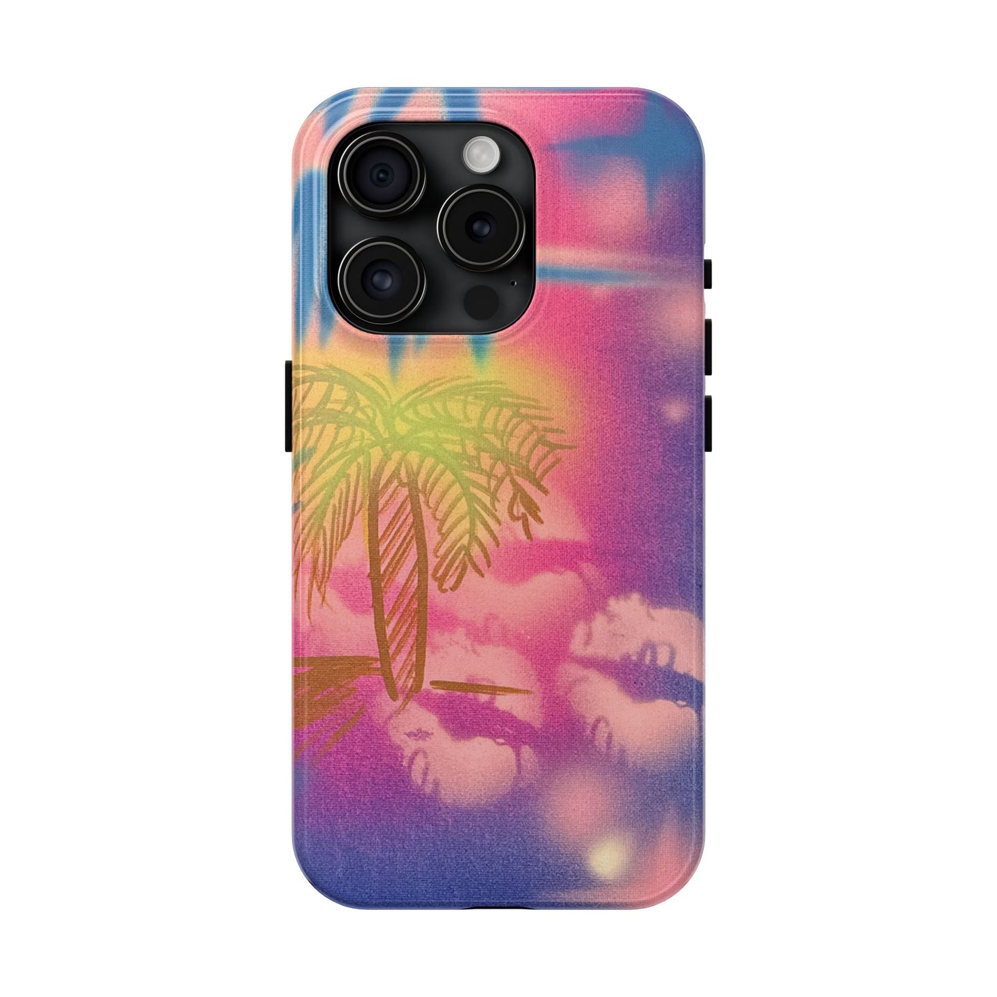 "glowy night" airbrush iPhone case