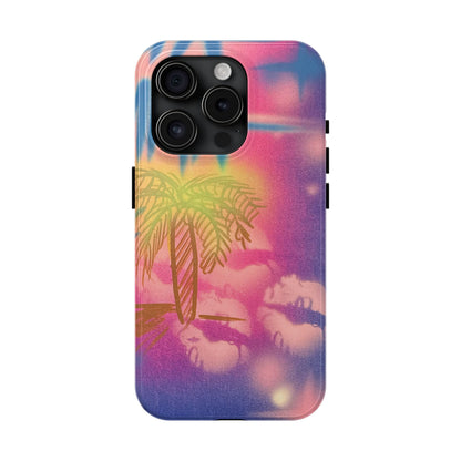"glowy night" airbrush iPhone case