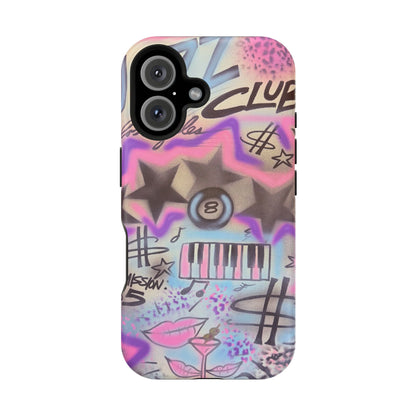 MagSafe "jazz club" airbrush iPhone case