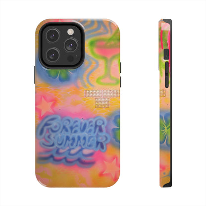 "forever summer" airbrush iPhone case