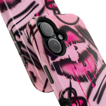 MagSafe "glossy pout" airbrush iPhone case