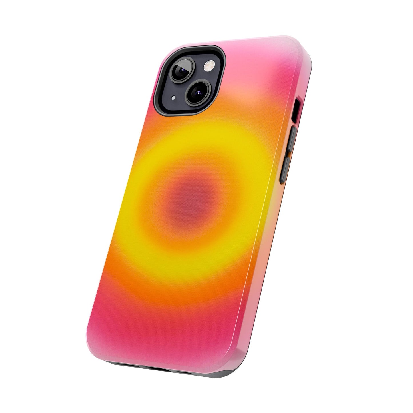 "pink lemonade aura" airbrush iPhone case