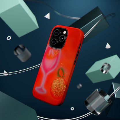 MagSafe "aperol spritz" airbrush iPhone case