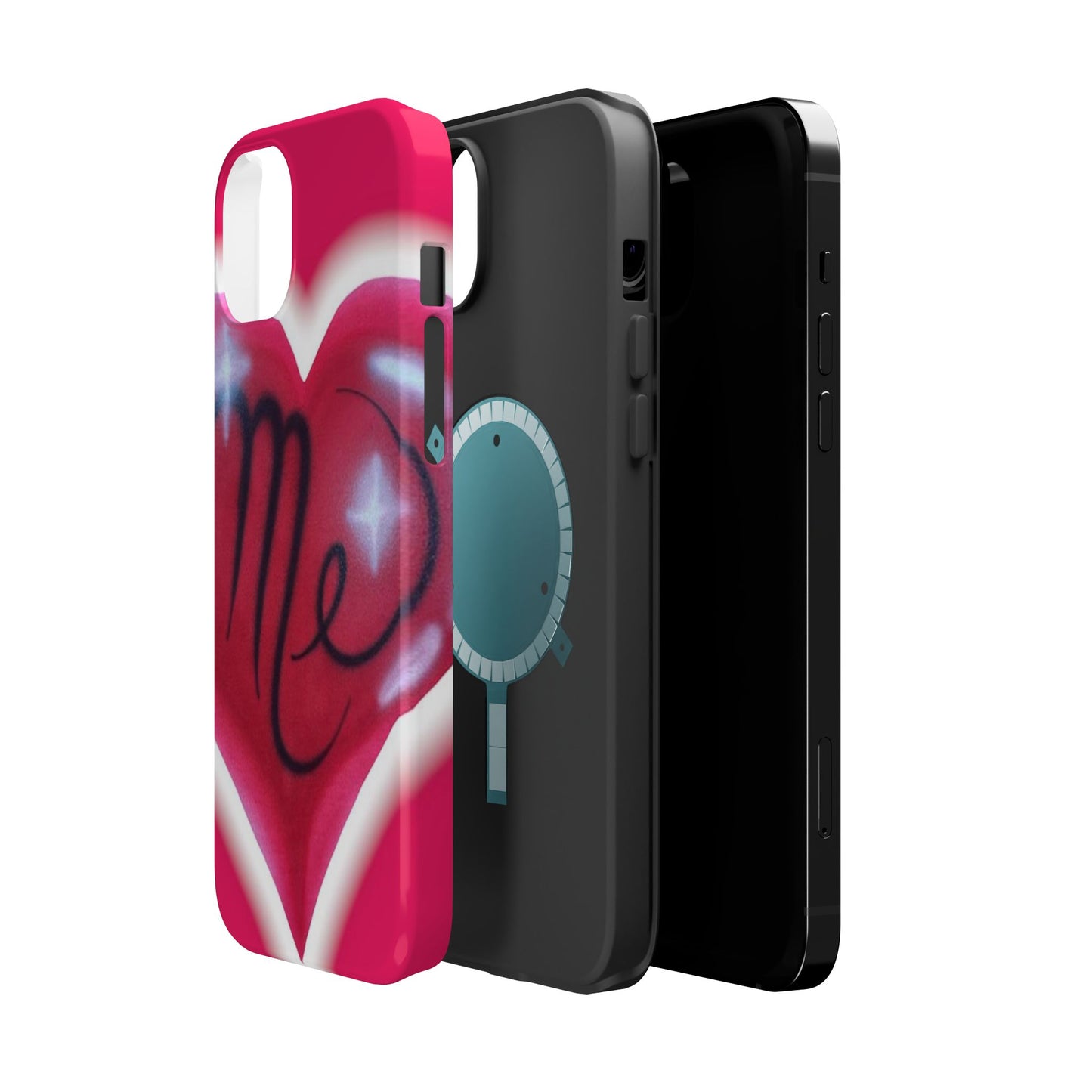 MagSafe "i <3 me" Airbrush iPhone Hülle