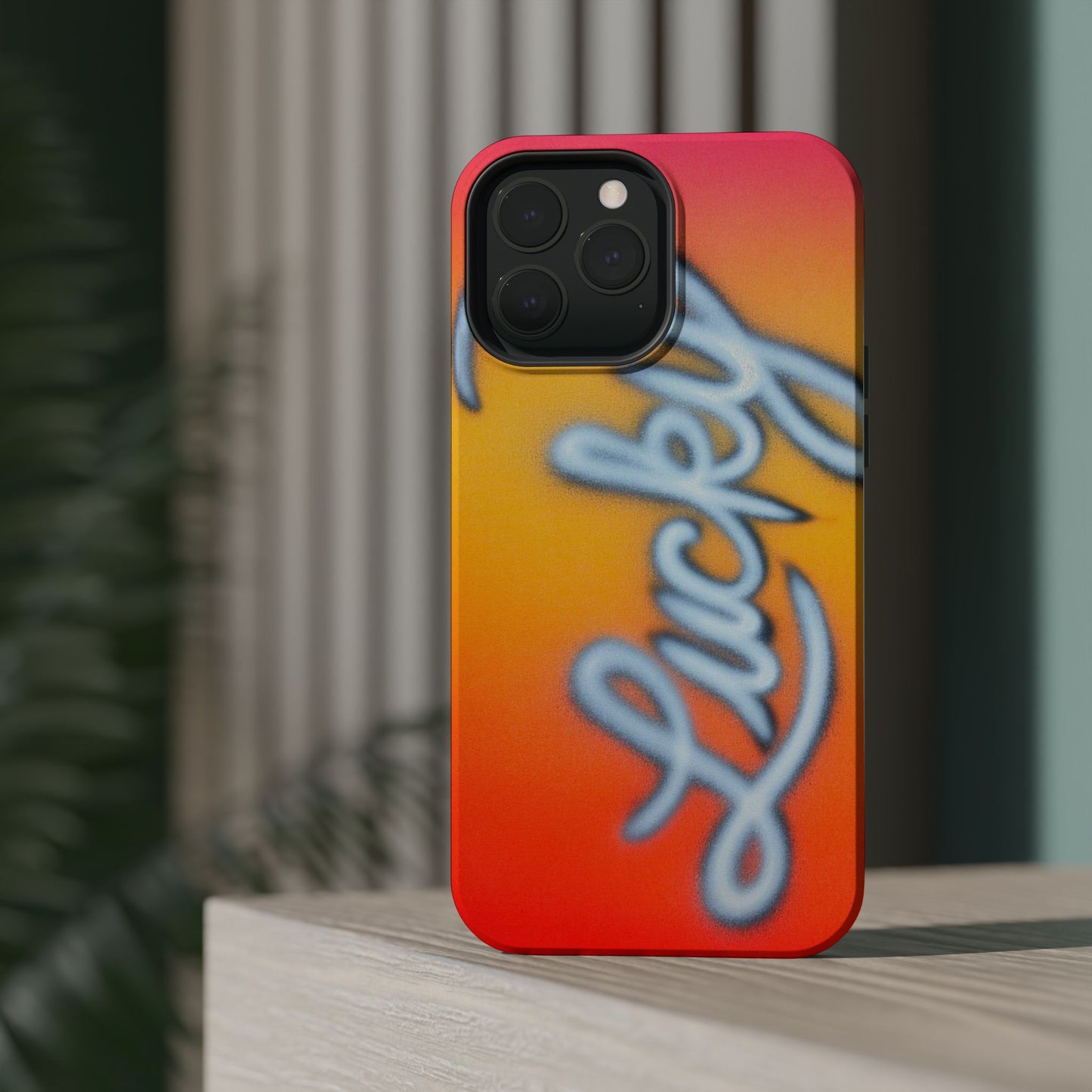 MagSafe "lucky" airbrush iPhone case