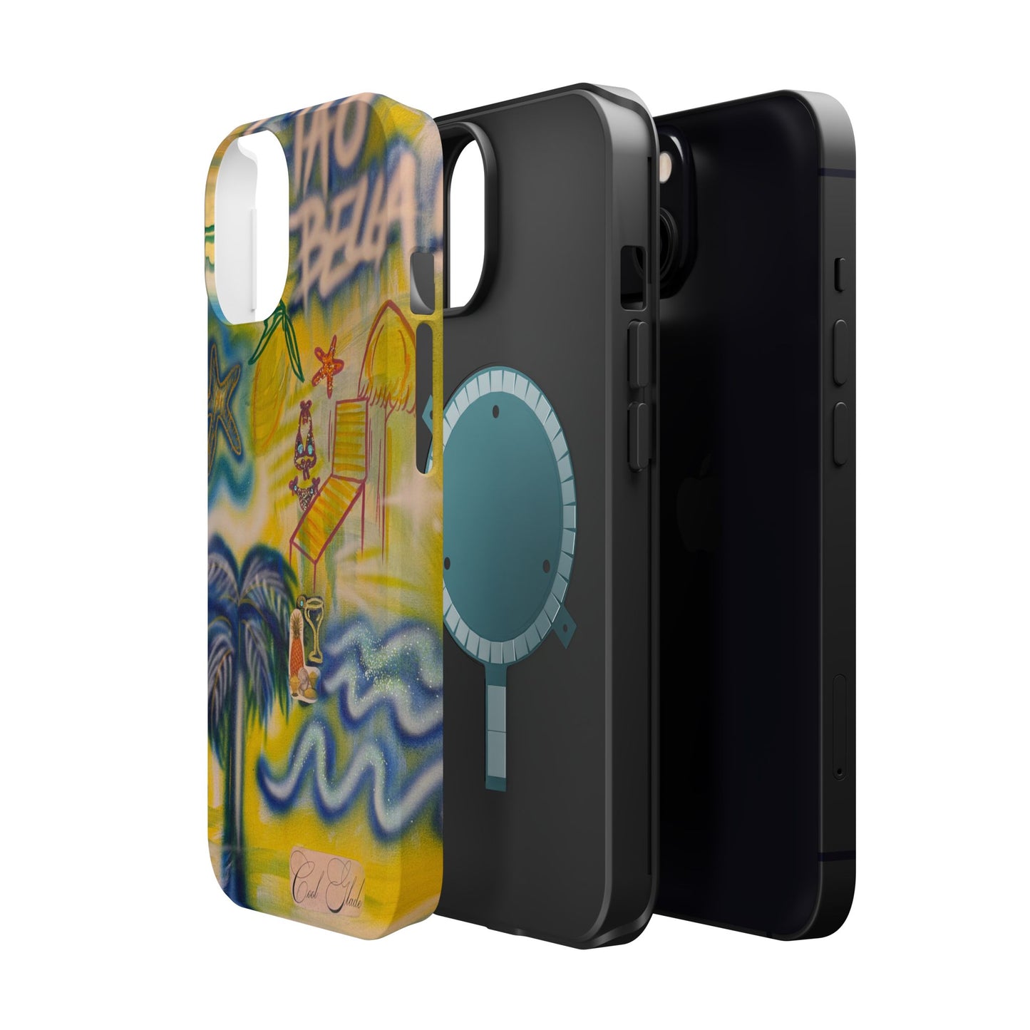 MagSafe "ciao bella" airbrush iPhone case