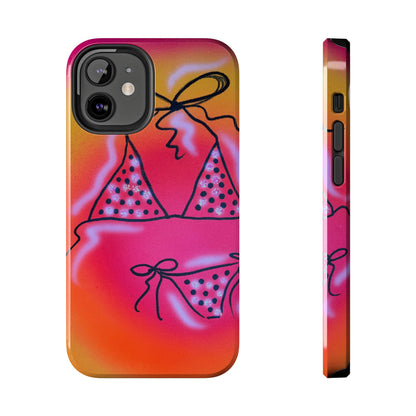 "glitter bikini" airbrush iPhone case