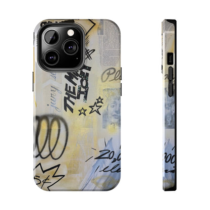 "golden glacier" airbrush iPhone case