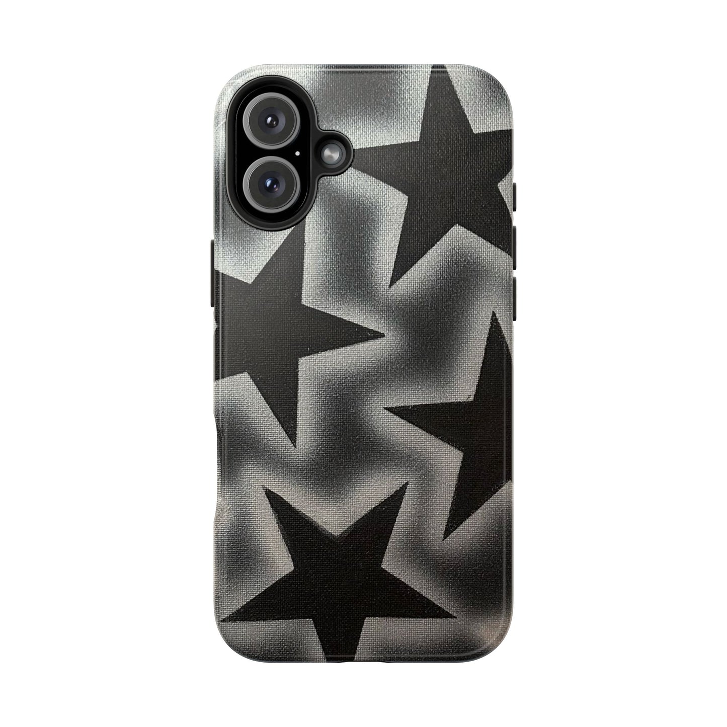 "chrome stars" airbrush iPhone case