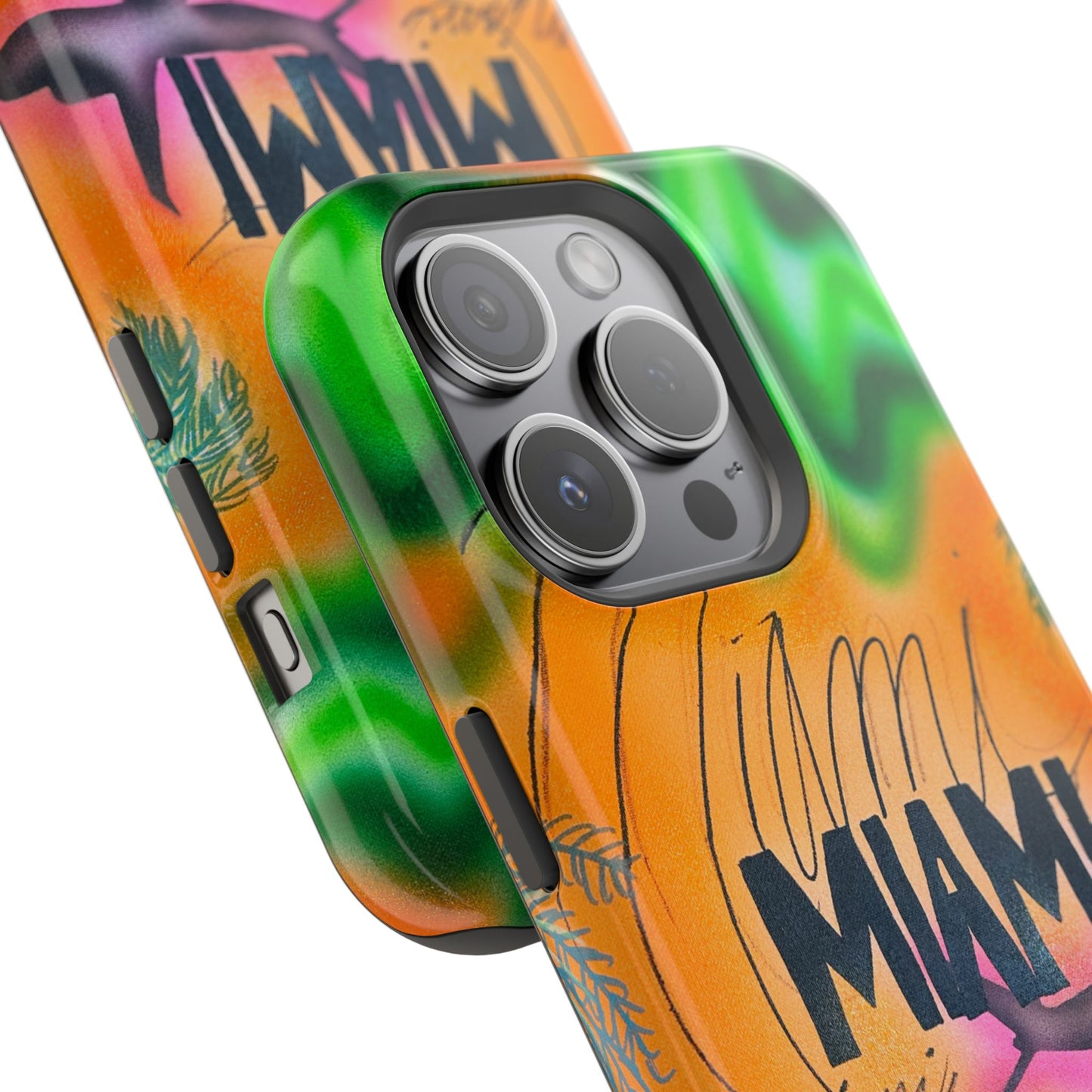 MagSafe "miami, fl" Airbrush iPhone Hülle