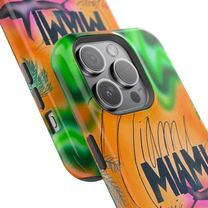 MagSafe "miami, fl" Airbrush iPhone Hülle