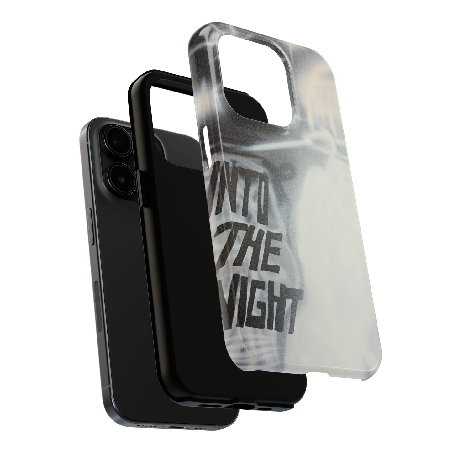"into the night" airbrush iPhone case