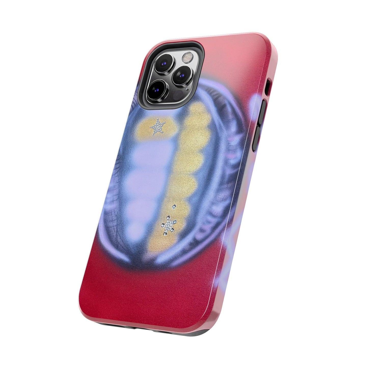 "bite me bling" airbrush iPhone case