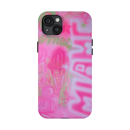 "sunset sorbet" airbrush iPhone case