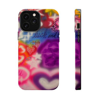 MagSafe „luck & luv pt. 2“ Airbrush iPhone Hülle