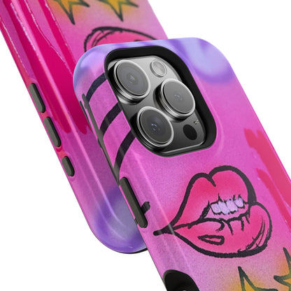 MagSafe "star drip" airbrush iPhone case