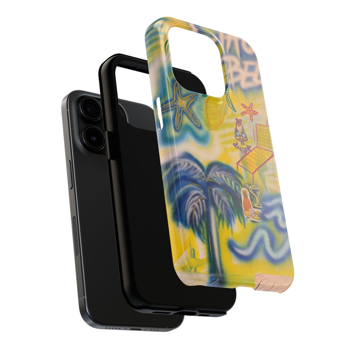 "ciao bella" airbrush iPhone case