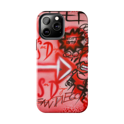 "san diego" airbrush iPhone case
