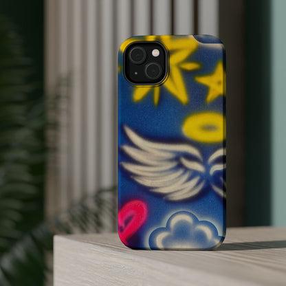 MagSafe "celestial halo" airbrush iPhone case