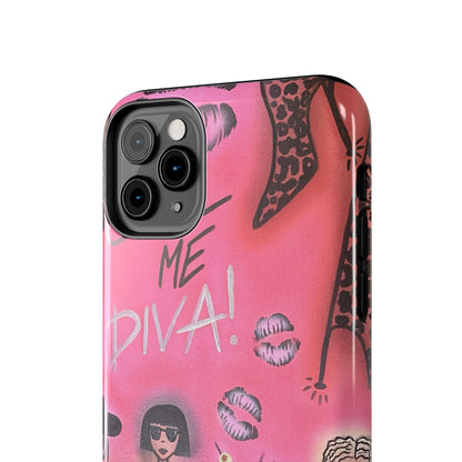 "party diva" airbrush iPhone case