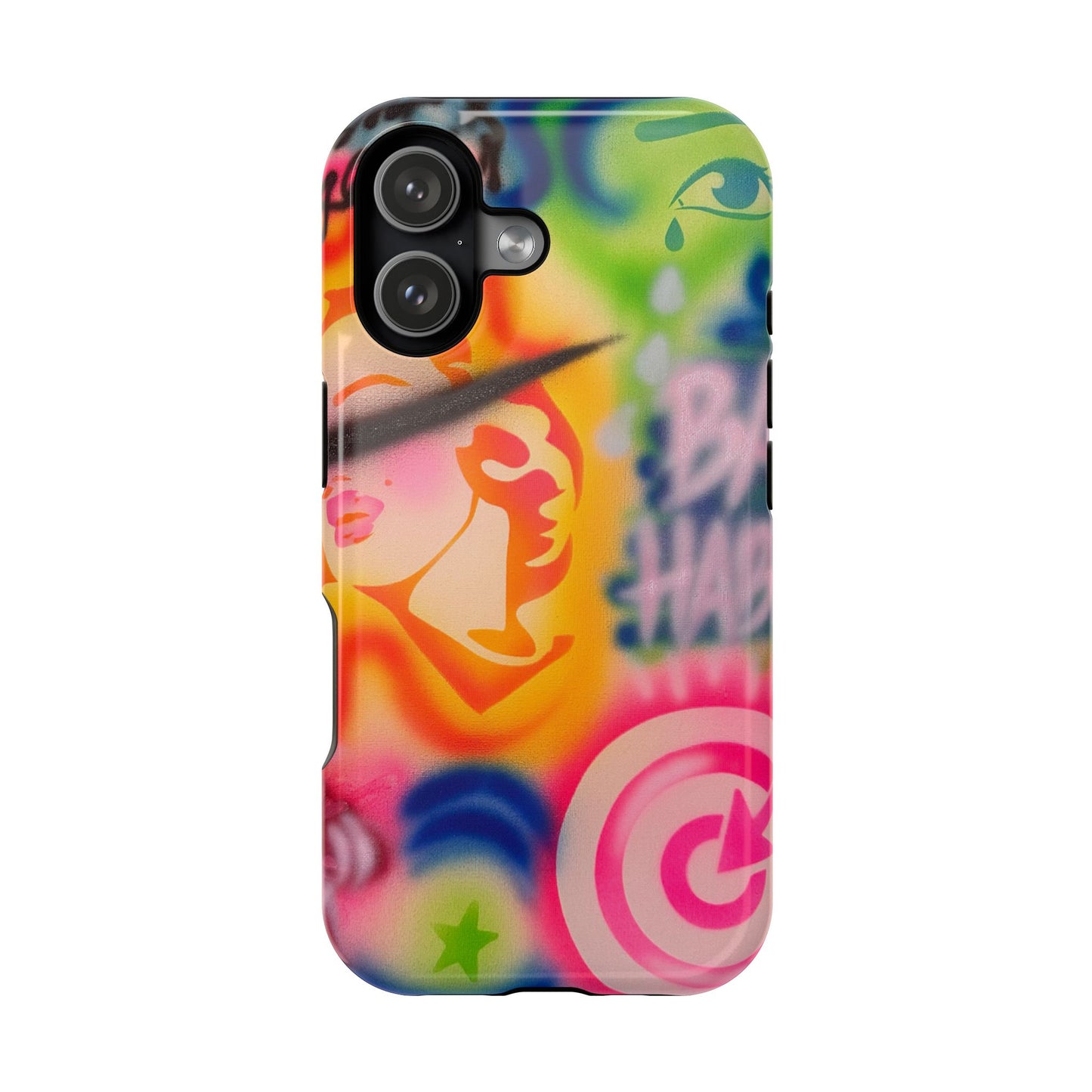 MagSafe „schlechte Angewohnheiten“ Airbrush iPhone Hülle
