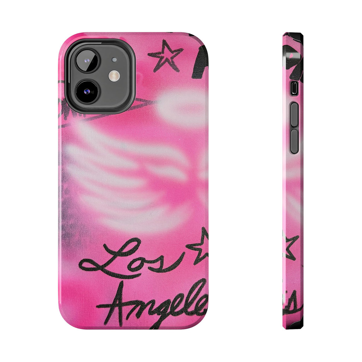 "pink angel wings" airbrush iPhone case