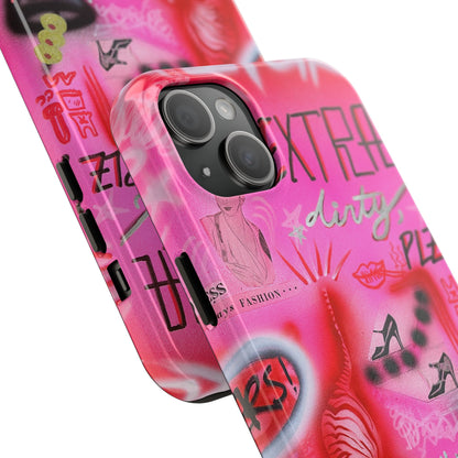 "extra dirty, plz!" airbrush iPhone case