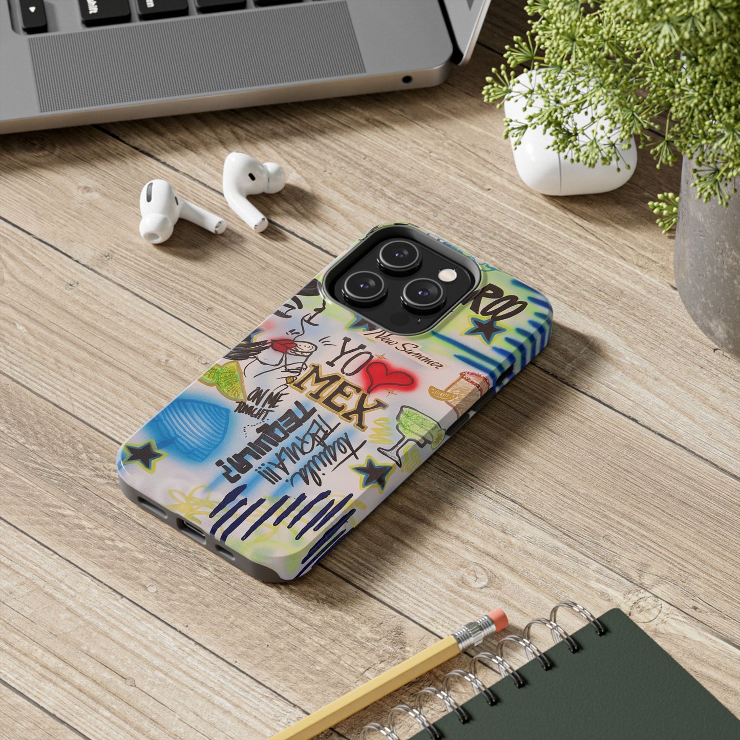 "salted lime" airbrush iPhone case