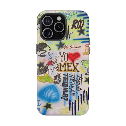MagSafe "salted lime" airbrush iPhone case