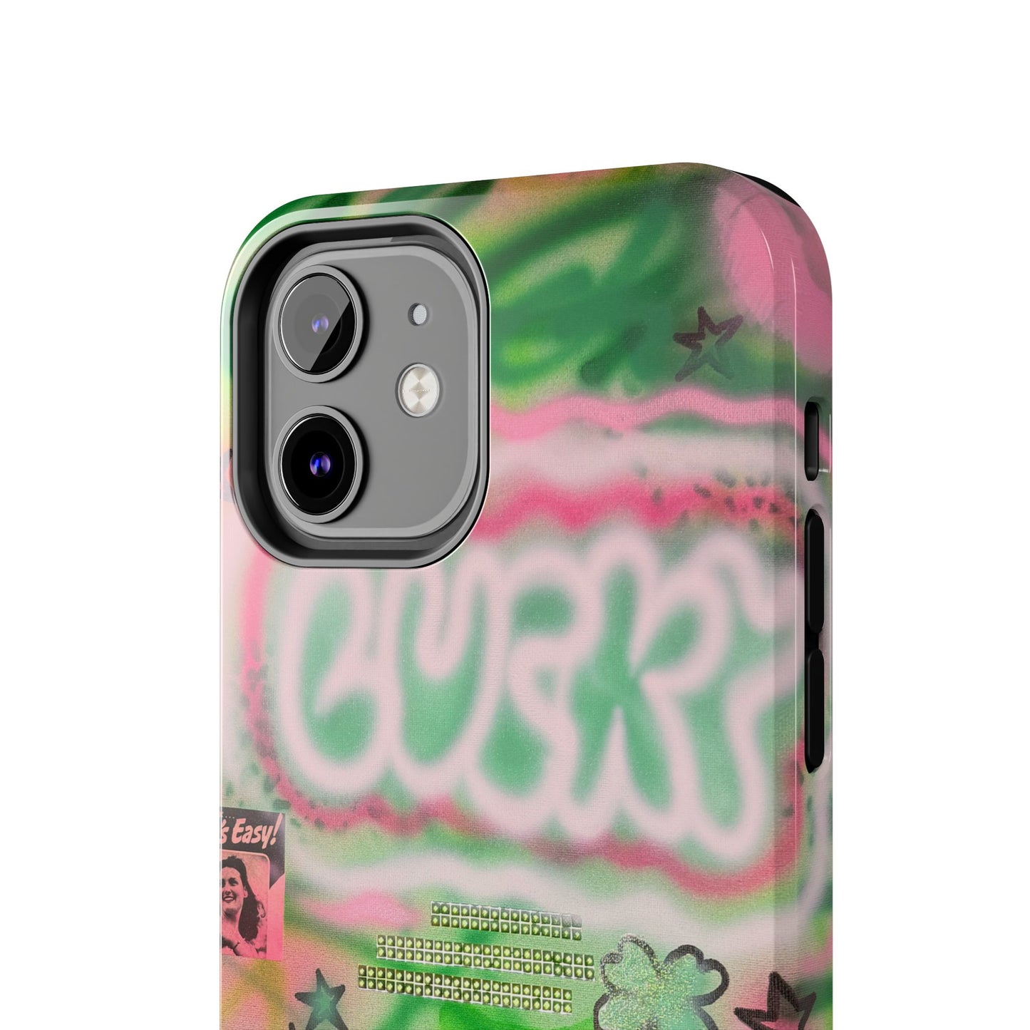 "so lucky" airbrush iPhone case