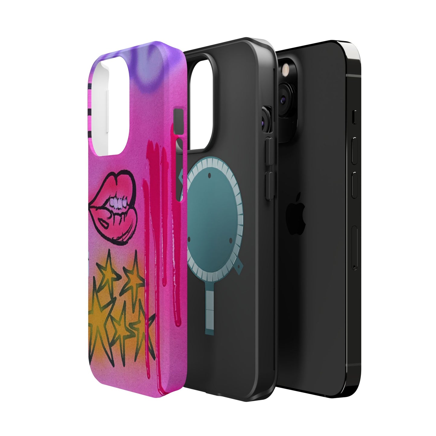 MagSafe "star drip" airbrush iPhone case