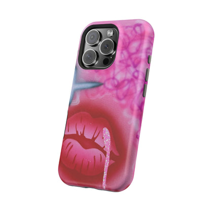 MagSafe limited edition "glitter aura" airbrush iPhone case