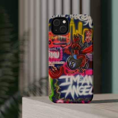 MagSafe "im an angel" airbrush iPhone case
