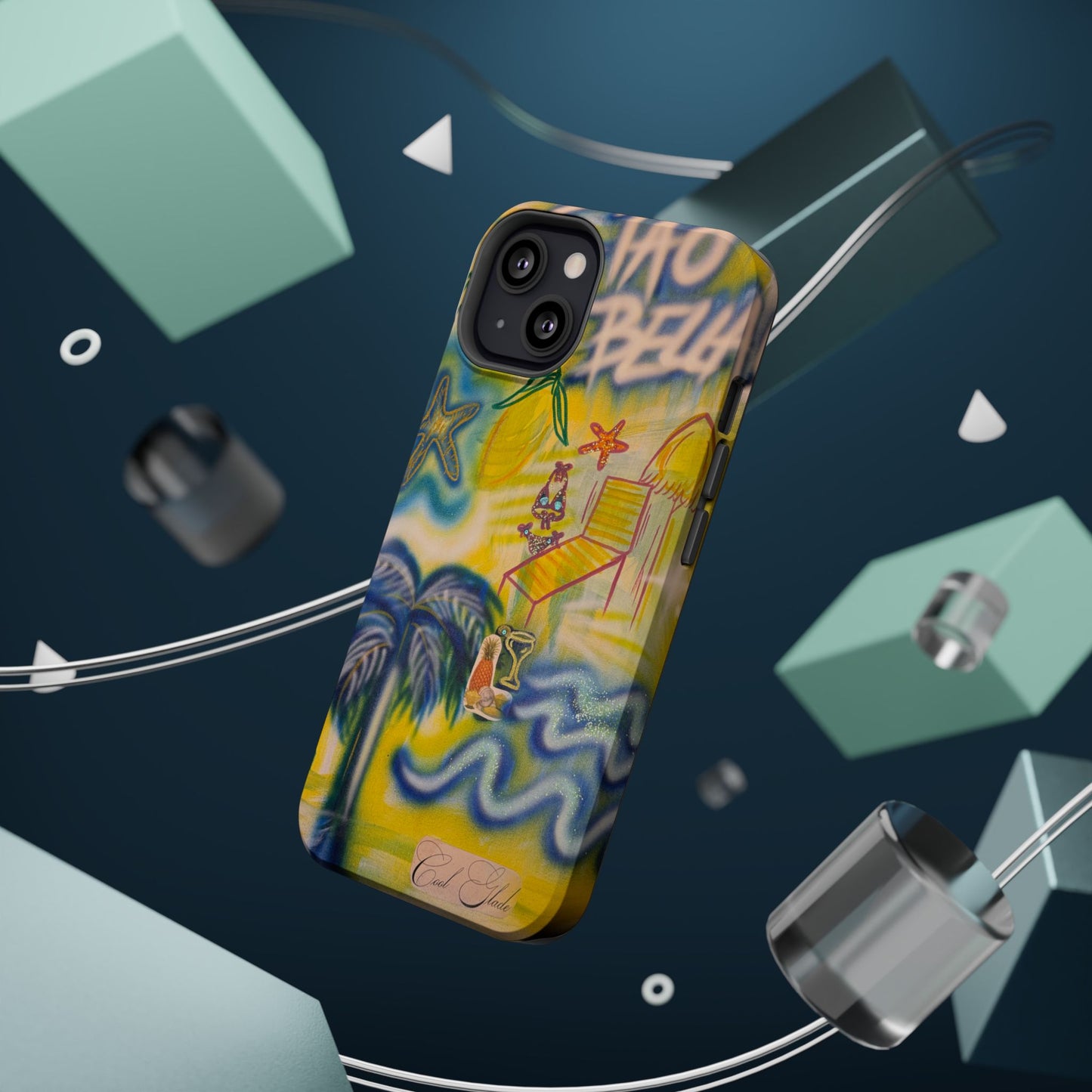 MagSafe "ciao bella" airbrush iPhone case
