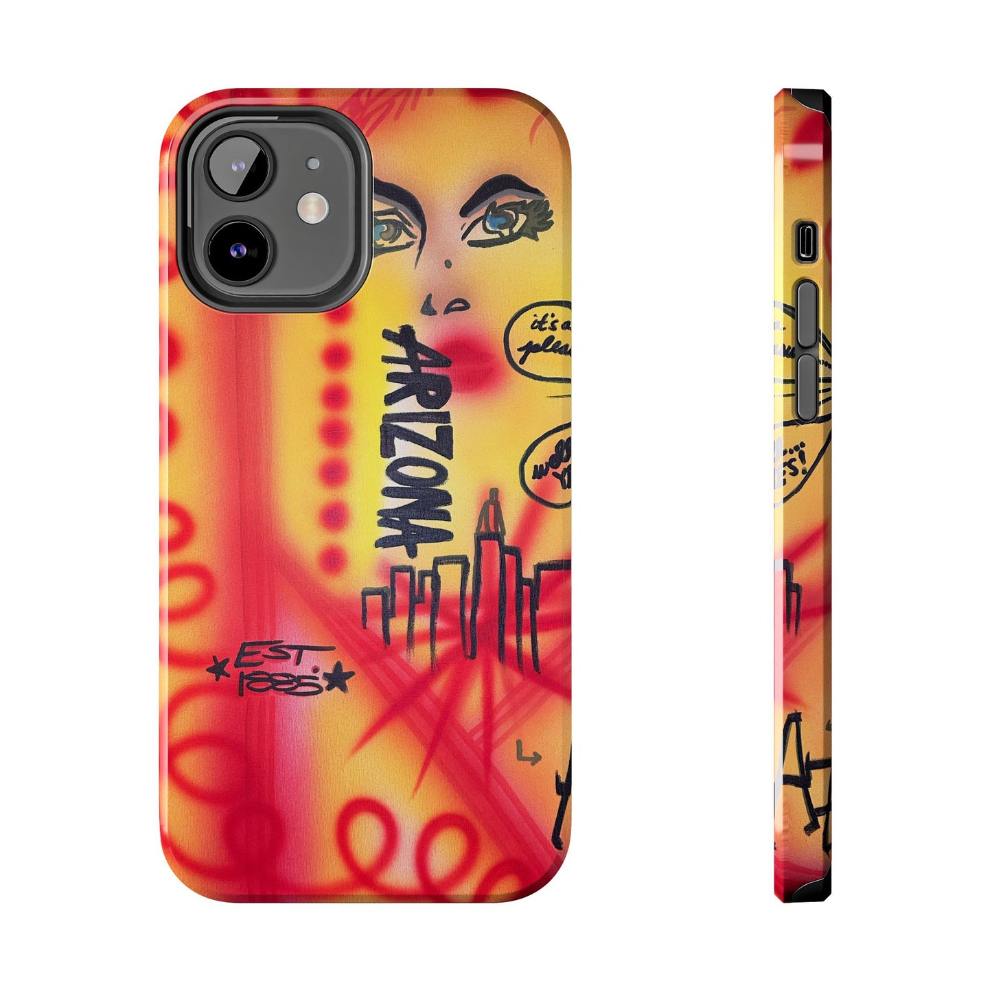 "arizona state university" airbrush iPhone case