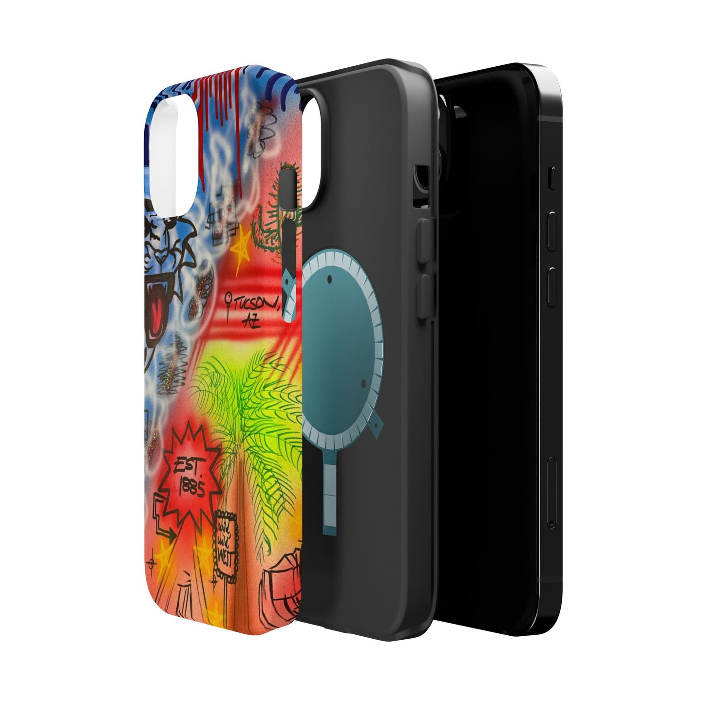 MagSafe Airbrush iPhone-Hülle „Tucson, AZ“